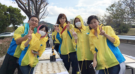 福岡マラソンボランティア活動への参加
